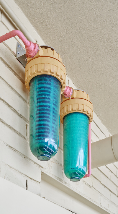 Un chico, un bulldog, un huerto