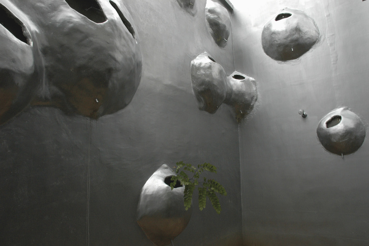 Edificio jardín hospedero y nectarífero